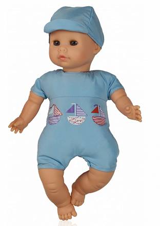Кукла Малыш в голубом, 34 см 